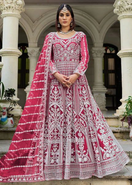 Net Embroidered Anarkali Series