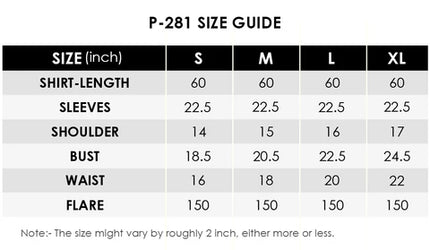 Crinkle Chiffon Hand Embellished P-281