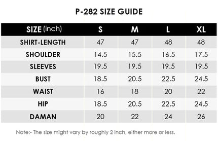 Chiffon Hand Embroidered P-282