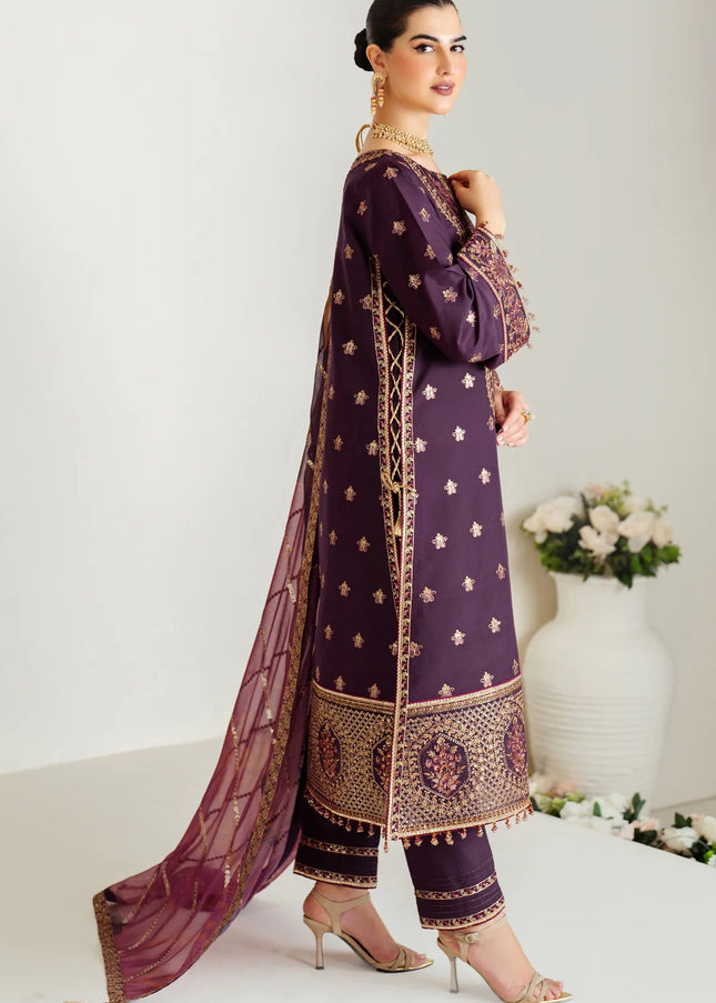 Alizeh | Luxury Raw Silk - Scralet