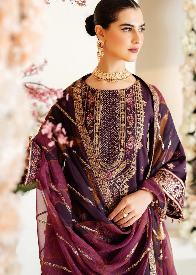 Alizeh | Luxury Raw Silk - Scralet