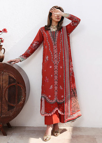 Roheenaz | Floral Reveire Luxury Lawn - Serene Bloom