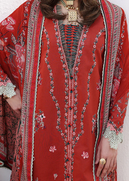 Roheenaz | Floral Reveire Luxury Lawn - Serene Bloom