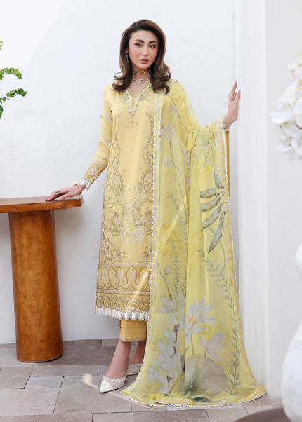 Roheenaz | Floral Reveire Luxury Lawn - Summer Glow