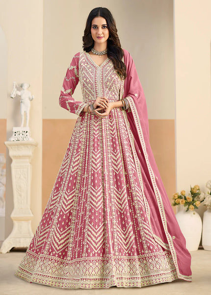 Georgette Embroidered Anarkali Series