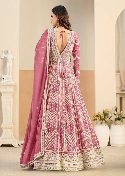 Georgette Embroidered Anarkali Series