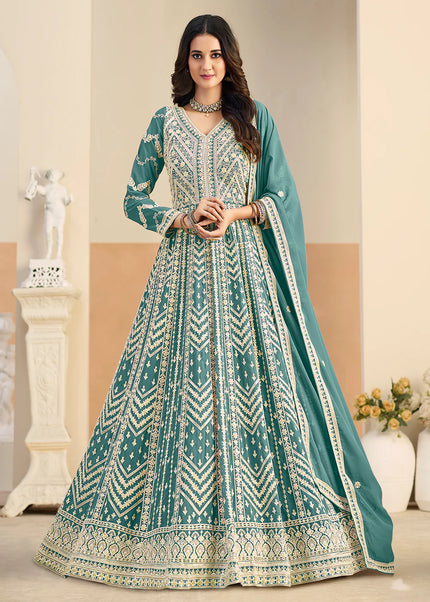 Georgette Embroidered Anarkali Series