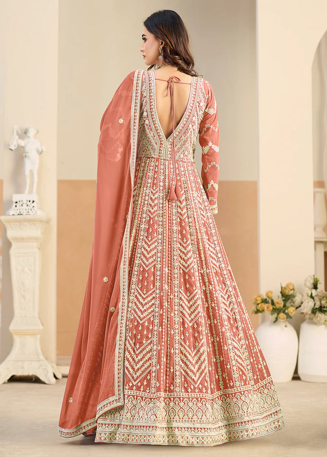 Georgette Embroidered Anarkali Series