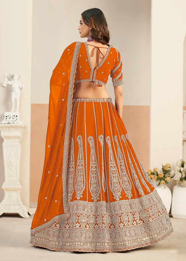 Georgette Embroidered Lehenga Choli Series