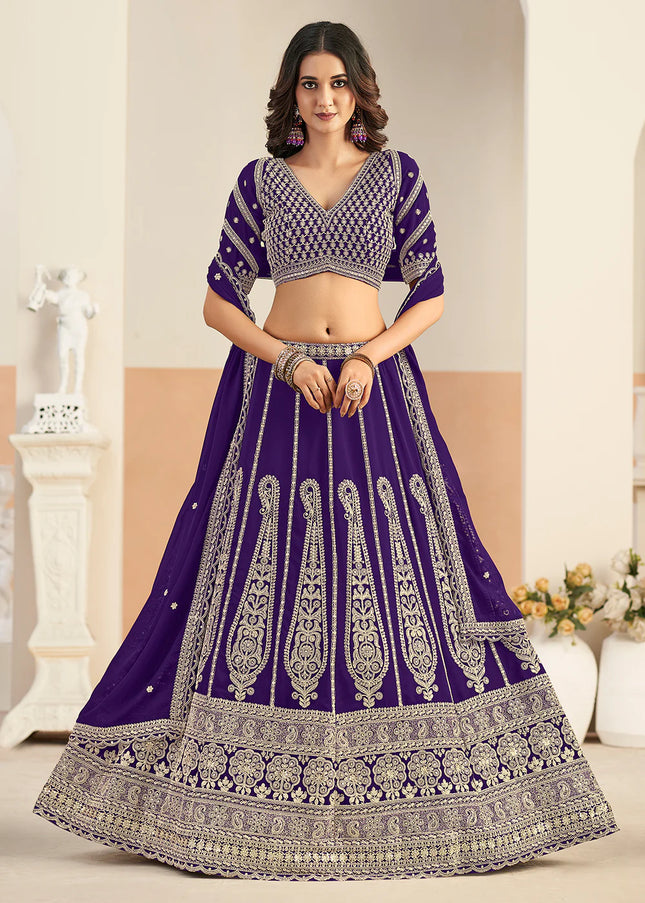 Georgette Embroidered Lehenga Choli Series