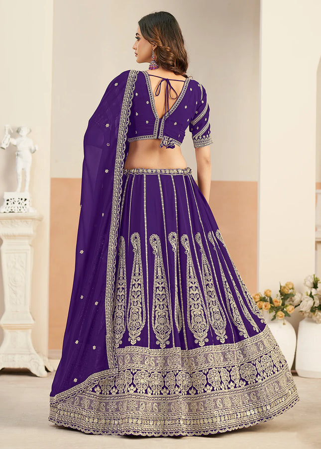 Georgette Embroidered Lehenga Choli Series