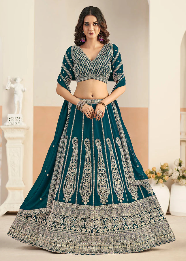 Georgette Embroidered Lehenga Choli Series