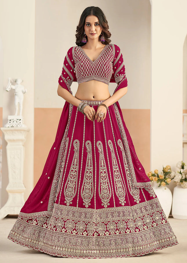 Georgette Embroidered Lehenga Choli Series