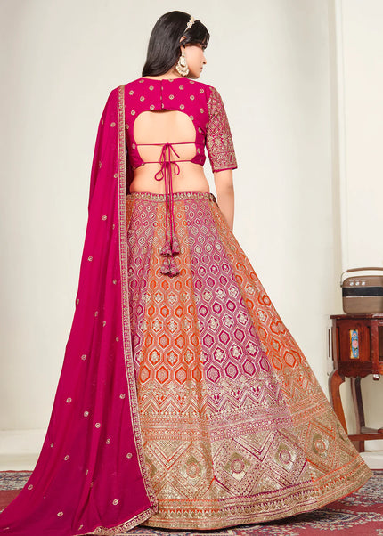 Georgette Embroidered Lehenga Choli Series