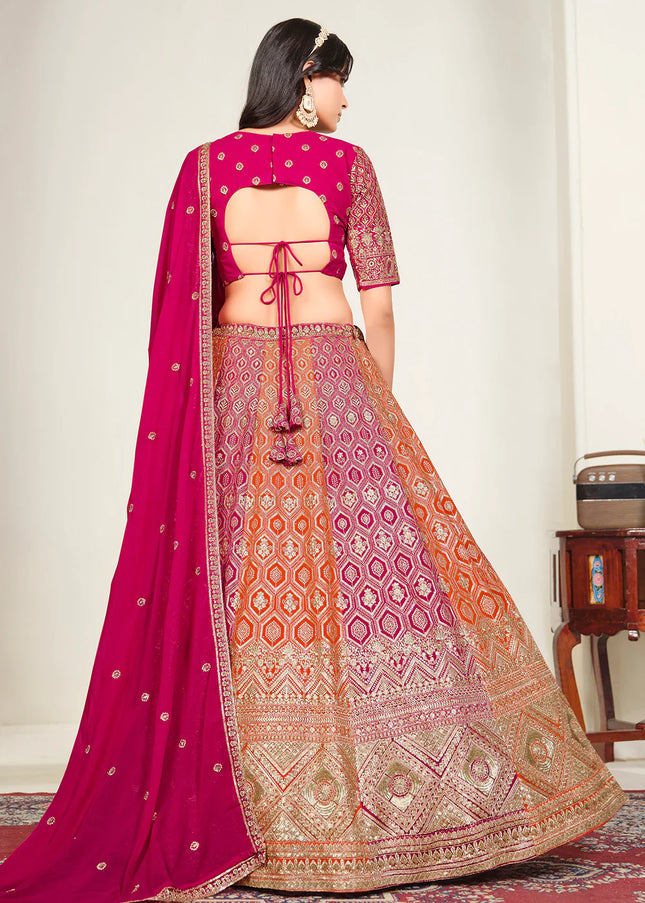 Georgette Embroidered Lehenga Choli Series