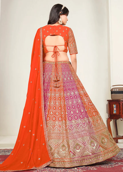Georgette Embroidered Lehenga Choli Series