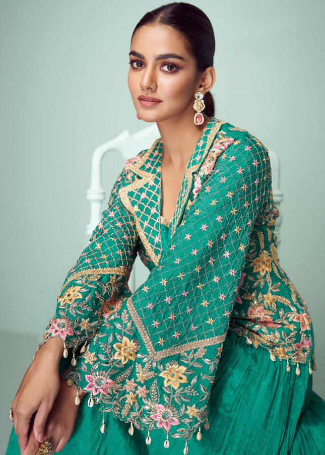 Chinnon Embroidered Jacket Lehenga Series