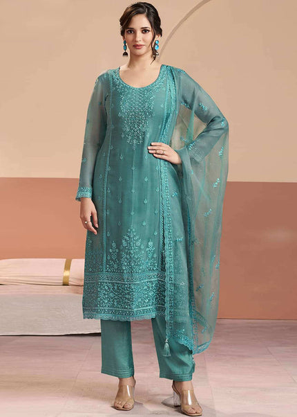 Chiffon embroidery Pant Style Suit Series