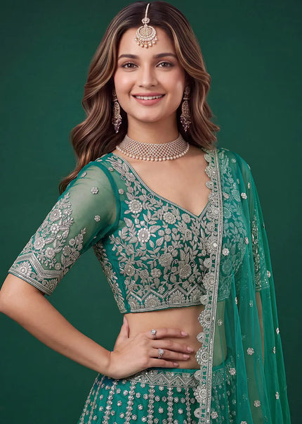 Net Embroidered Lehenga Choli Series