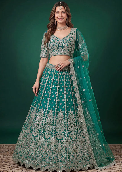 Net Embroidered Lehenga Choli Series