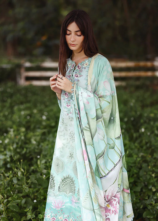 Mushq | Solace Ombre Chikankari - Tranquil Muse