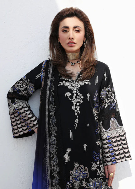 Roheenaz | Floral Reveire Luxury Lawn - Vogue Theory