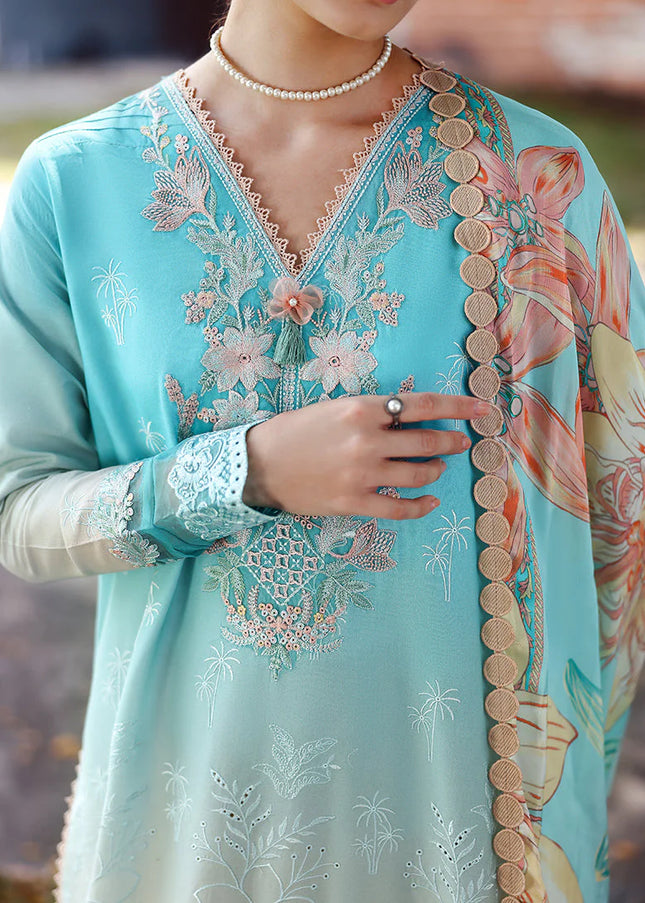Mushq | Solace Ombre Chikankari - Whispered Dawn