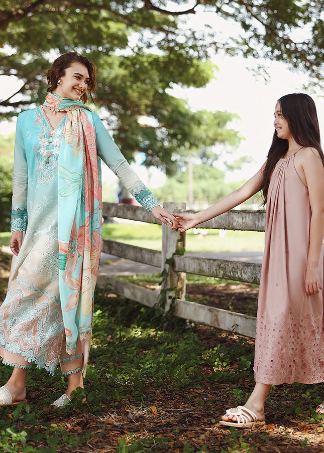 Mushq | Solace Ombre Chikankari - Whispered Dawn