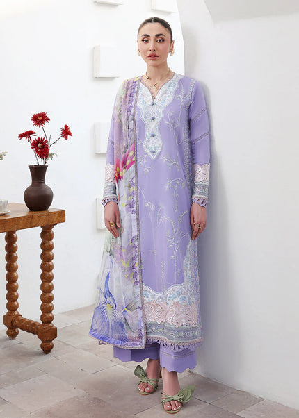 Roheenaz | Floral Reveire Luxury Lawn - Whispering Radiance