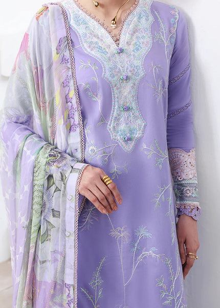 Roheenaz | Floral Reveire Luxury Lawn - Whispering Radiance