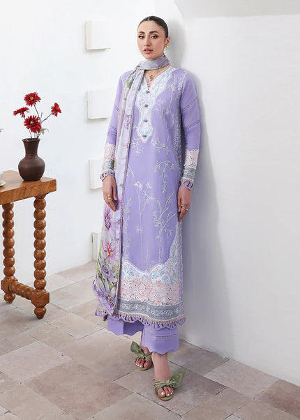 Roheenaz | Floral Reveire Luxury Lawn - Whispering Radiance