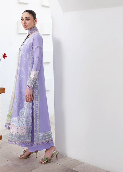 Roheenaz | Floral Reveire Luxury Lawn - Whispering Radiance