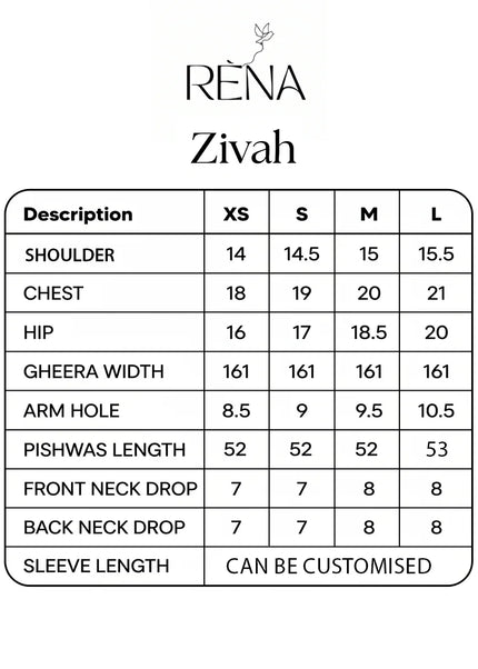 Rena | Luxury Eid Edit - Zivah