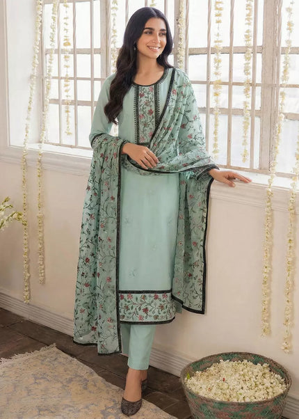 Georgette Embroidered Straight Suit Series