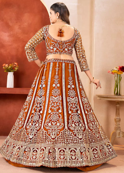 Net Embroidered Lehenga Choli Series