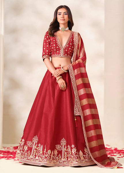Art Silk Embroidered Lehenga Choli Series