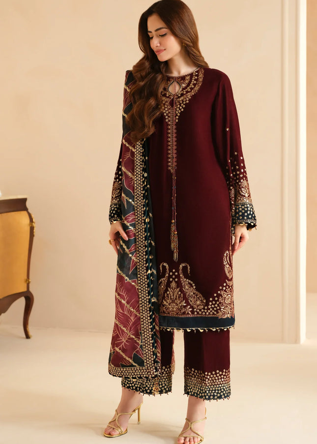 Jazmin | Embroidered Velvet Formal VF-2038