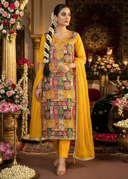 Banarasi Silk Embroidered Pant Style Suit Series