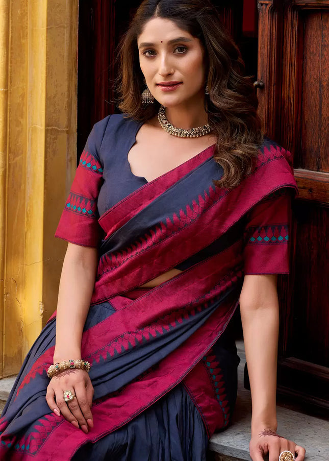 Black Embroidered Lehenga choli