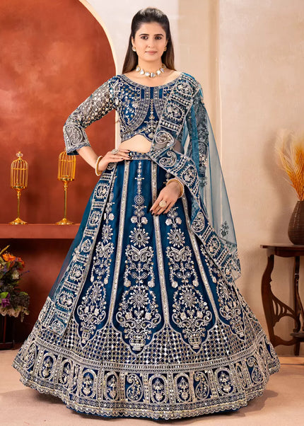 Net Embroidered Lehenga Choli Series