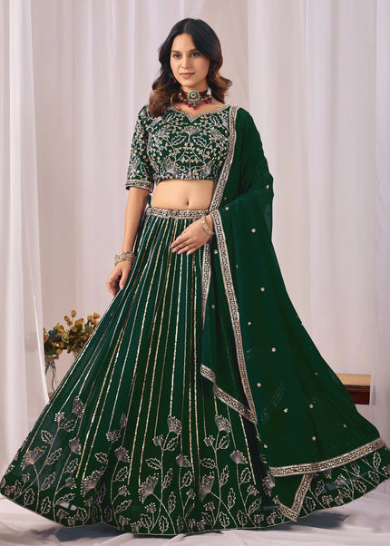 Georgette Embroidered Lehenga Choli Series