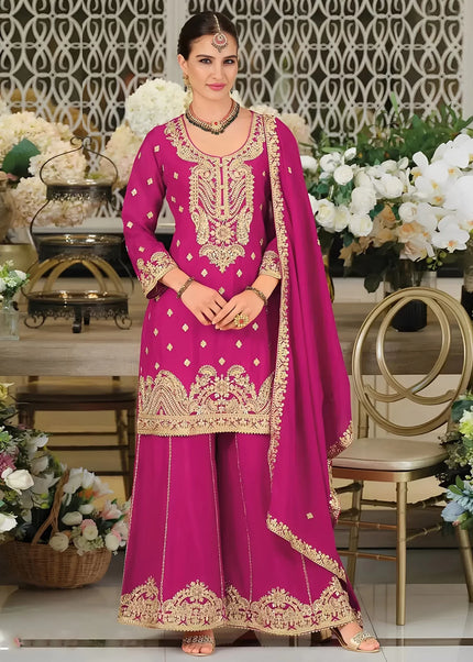 Chinnon Embroidered Palazzo Suit Series