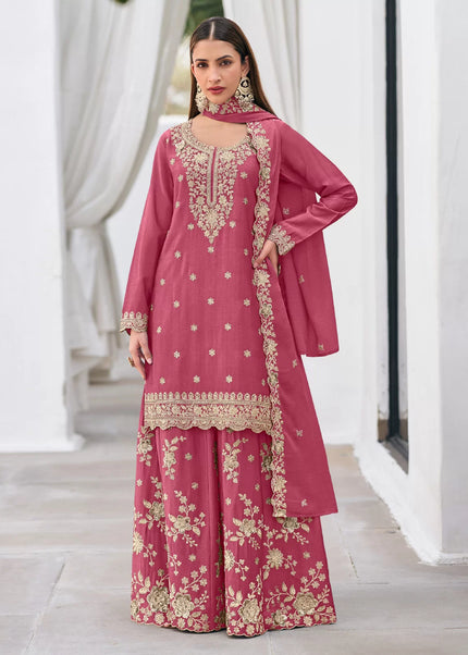 Chinnon Embroidered Sharara Suit Series