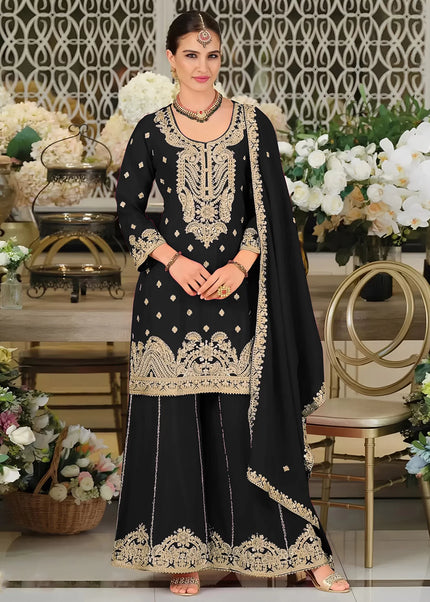Chinnon Embroidered Palazzo Suit Series