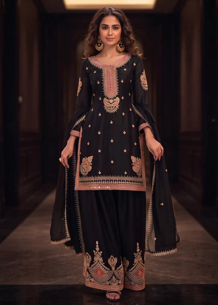 Chinnon Embroidered Palazzo Suit Series