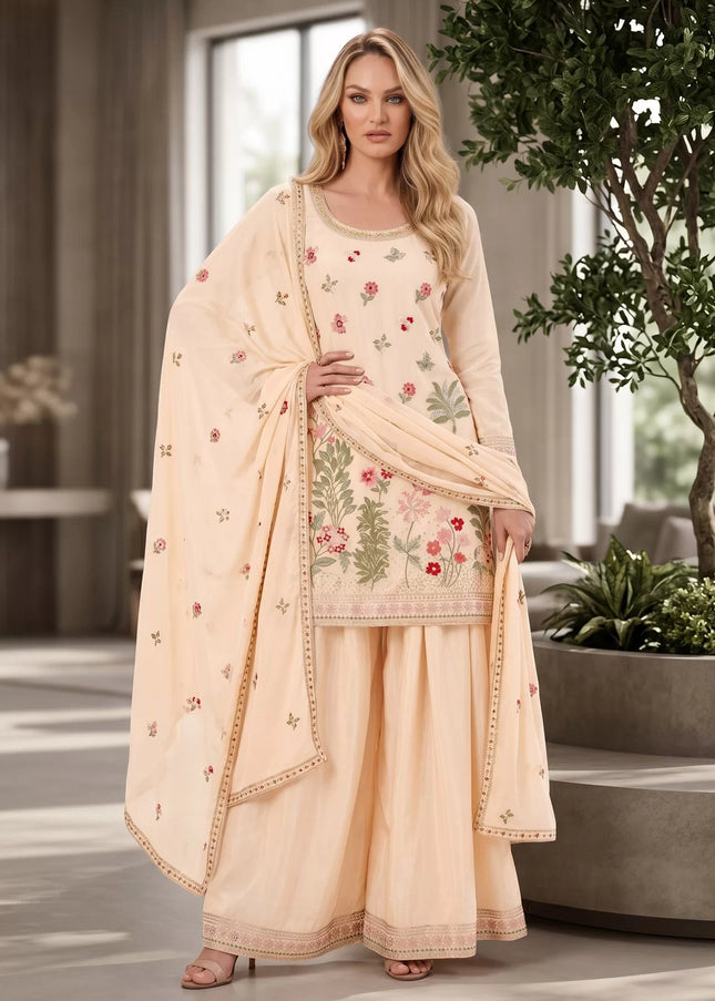 Chinnon Embroidered Palazzo Suit Series