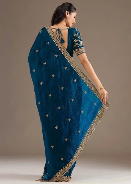 Tissue Embroidered Saree Series