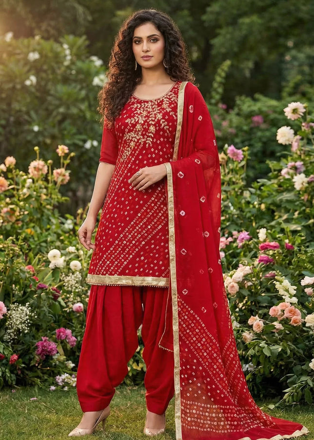 Cotton Printed Punjabi Suit Series