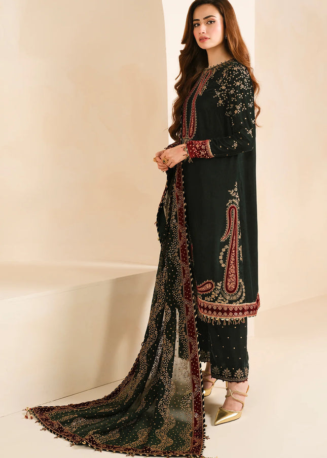 Jazmin | Embroidered Velvet Formal VF-2034