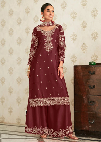 Chinnon Printed and Embroidered Sharara Suit Series